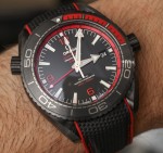 UK Cheap Replica Omega Seamaster Planet Ocean GMT Deep Black Watch Review