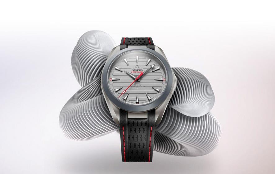 The 41 mm replica watches are made from titanium.
